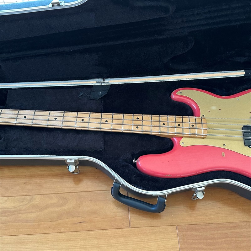 Fender MEX Road Worn 50s Precision Bass Fiesta Redの画像